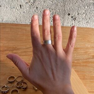 925 Silver Ring with unique flaw